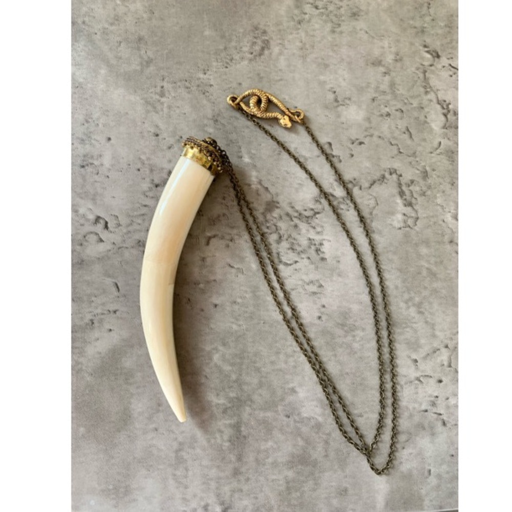 St. Eve Jewelry Horn Pendant Necklace - Picture 1 of 3